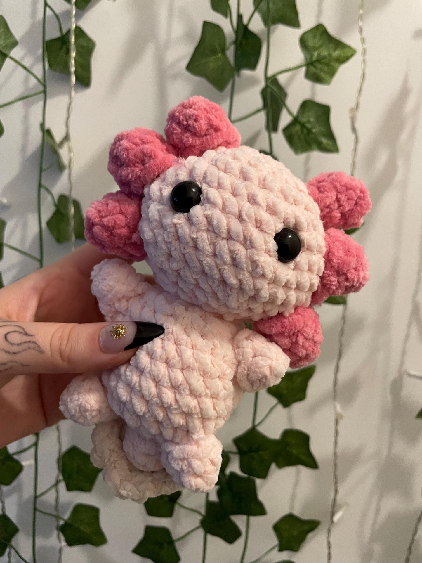 Peluche Crochet Amigurumi axolotl