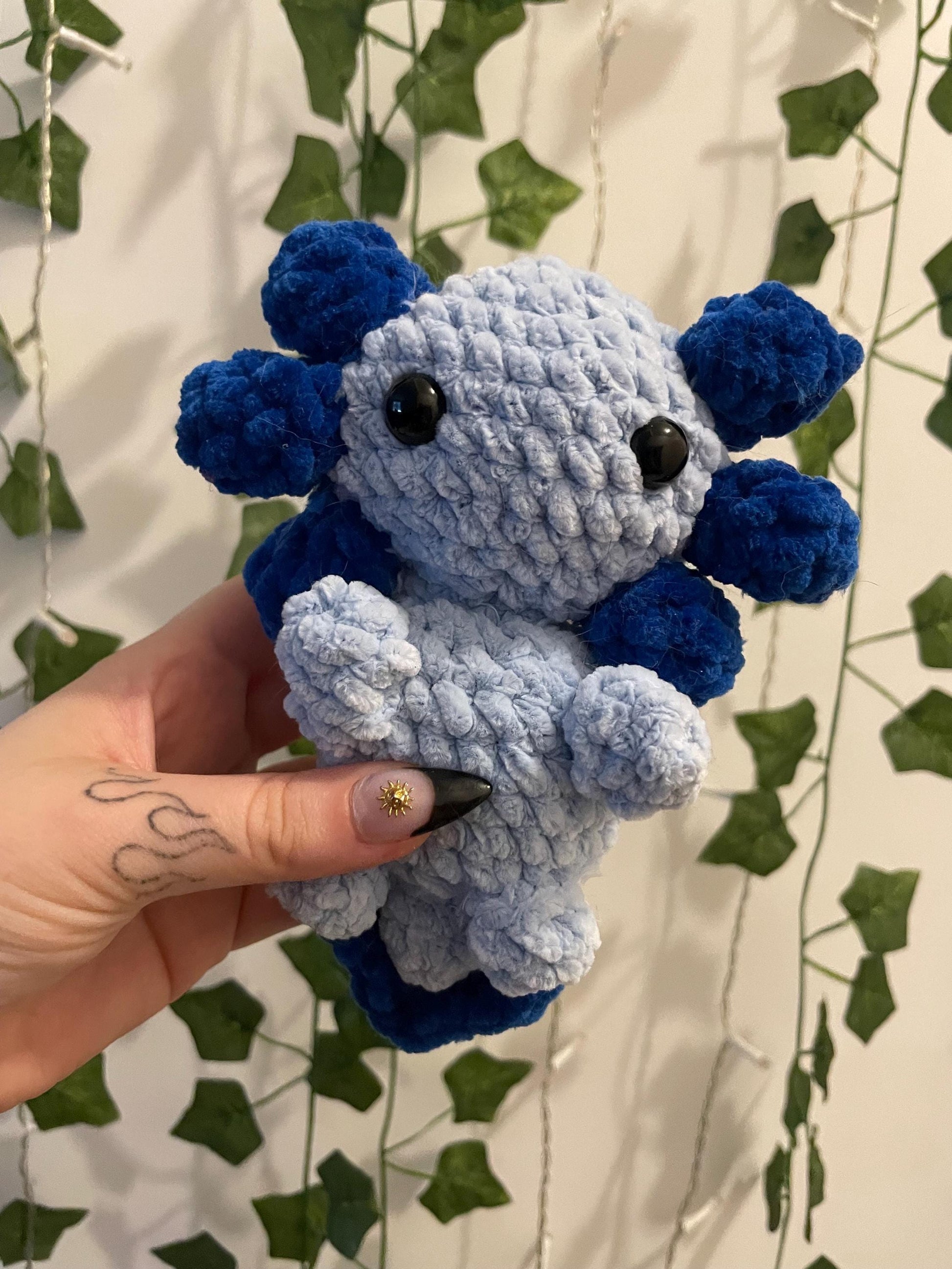 Peluche Crochet Amigurumi axolotl