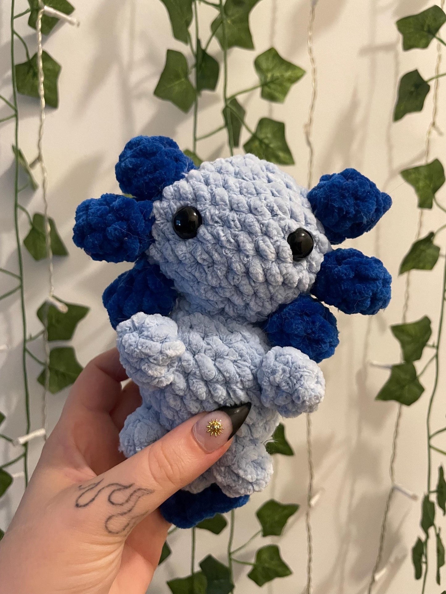 Peluche Crochet Amigurumi axolotl