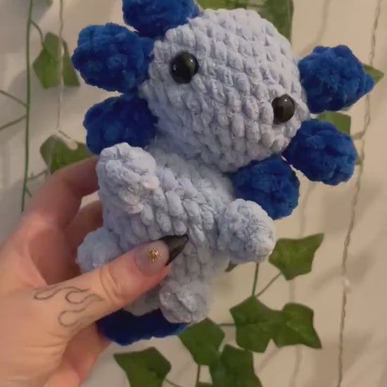 Peluche Crochet Amigurumi axolotl